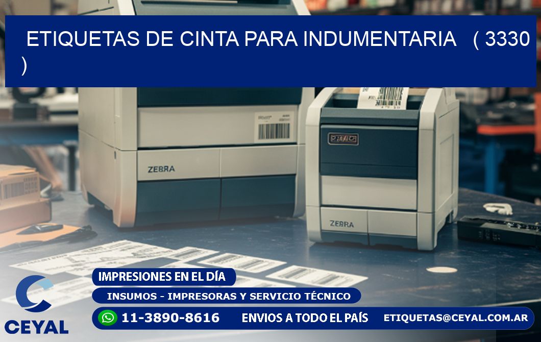 ETIQUETAS DE CINTA PARA INDUMENTARIA   ( 3330 )