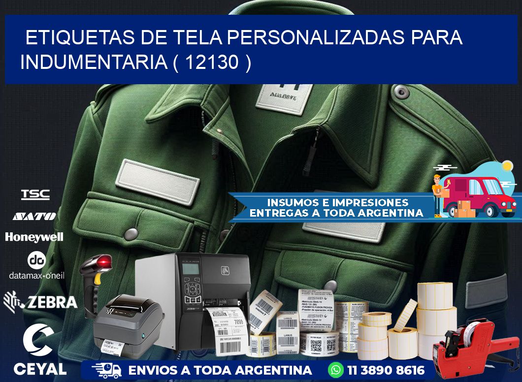 ETIQUETAS DE TELA PERSONALIZADAS PARA INDUMENTARIA ( 12130 )