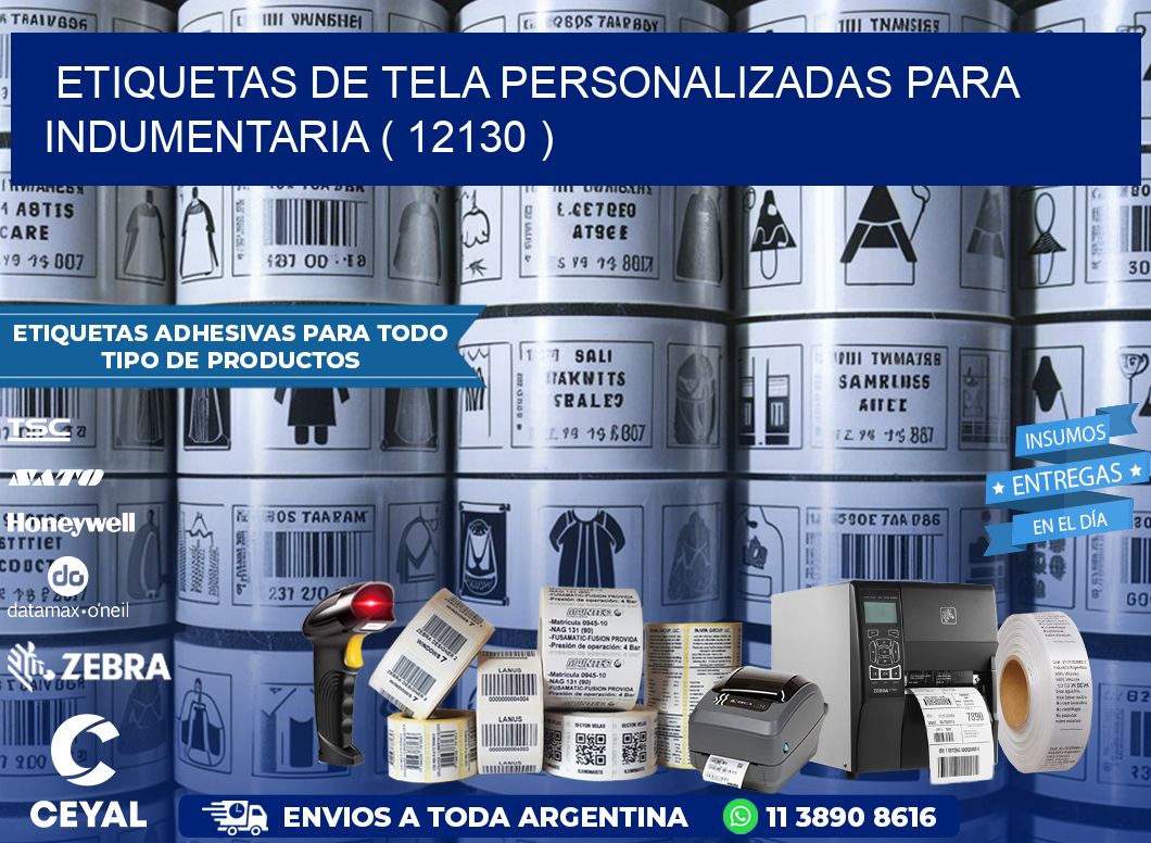 ETIQUETAS DE TELA PERSONALIZADAS PARA INDUMENTARIA ( 12130 )