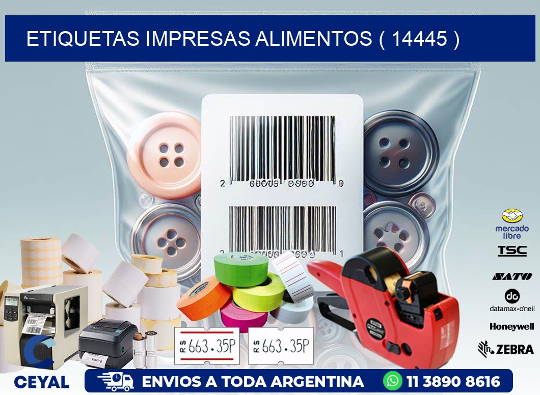 ETIQUETAS IMPRESAS ALIMENTOS ( 14445 )