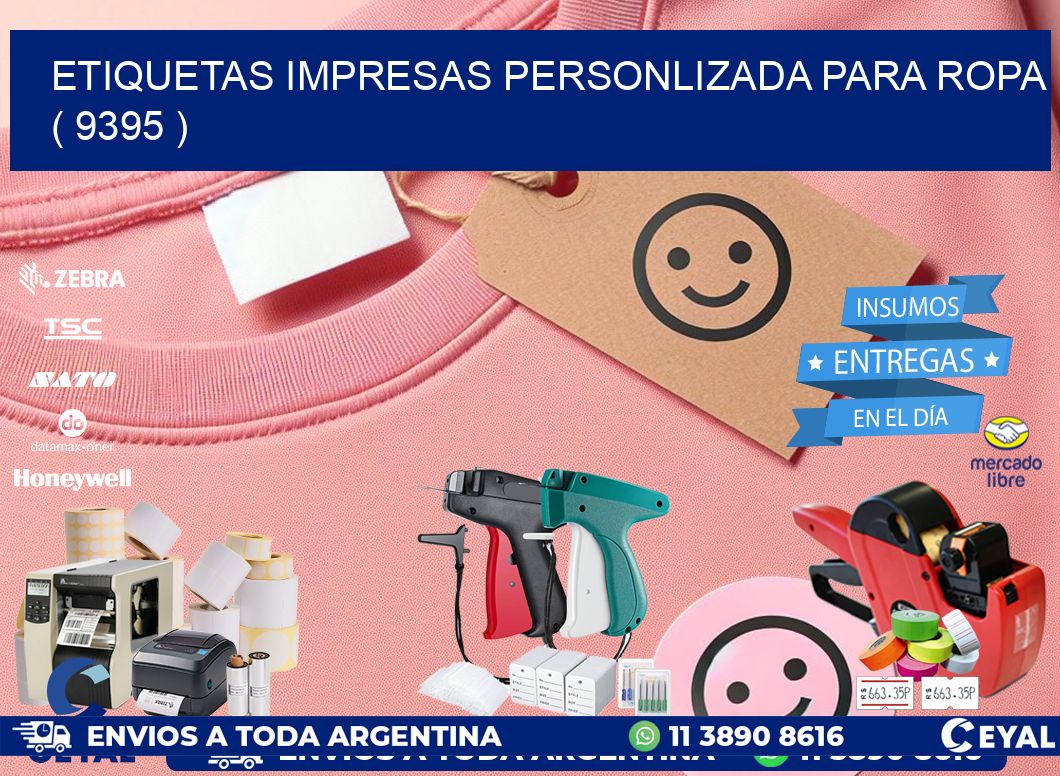 ETIQUETAS IMPRESAS PERSONLIZADA PARA ROPA   ( 9395 )