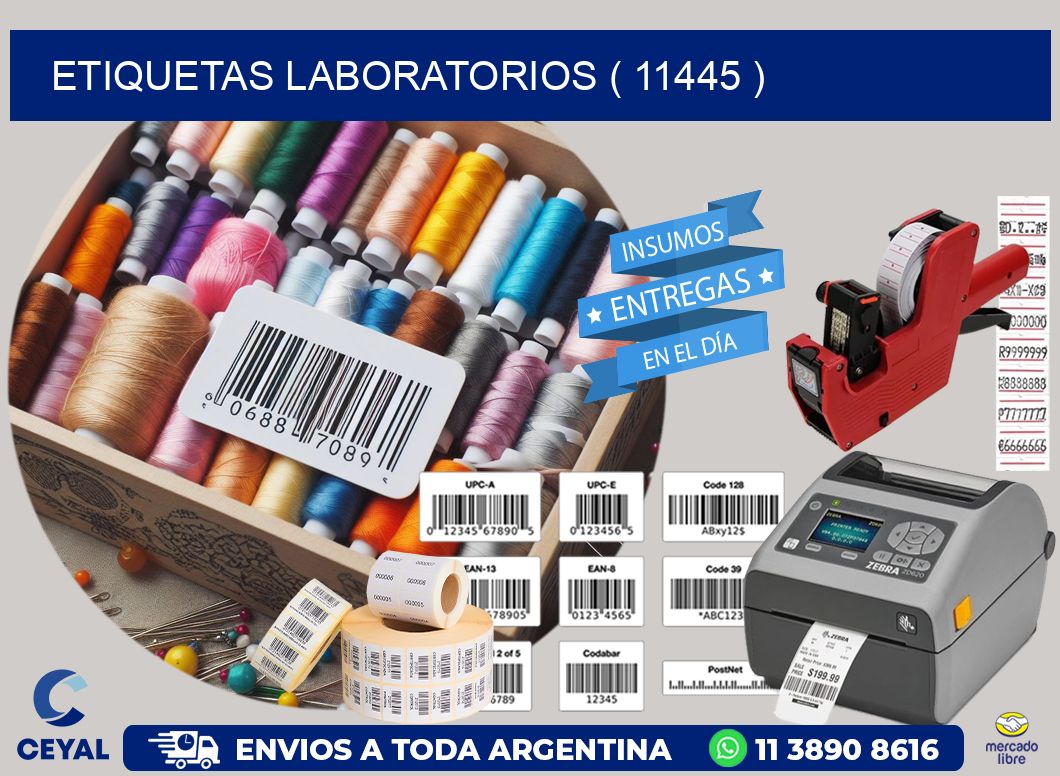ETIQUETAS LABORATORIOS ( 11445 )