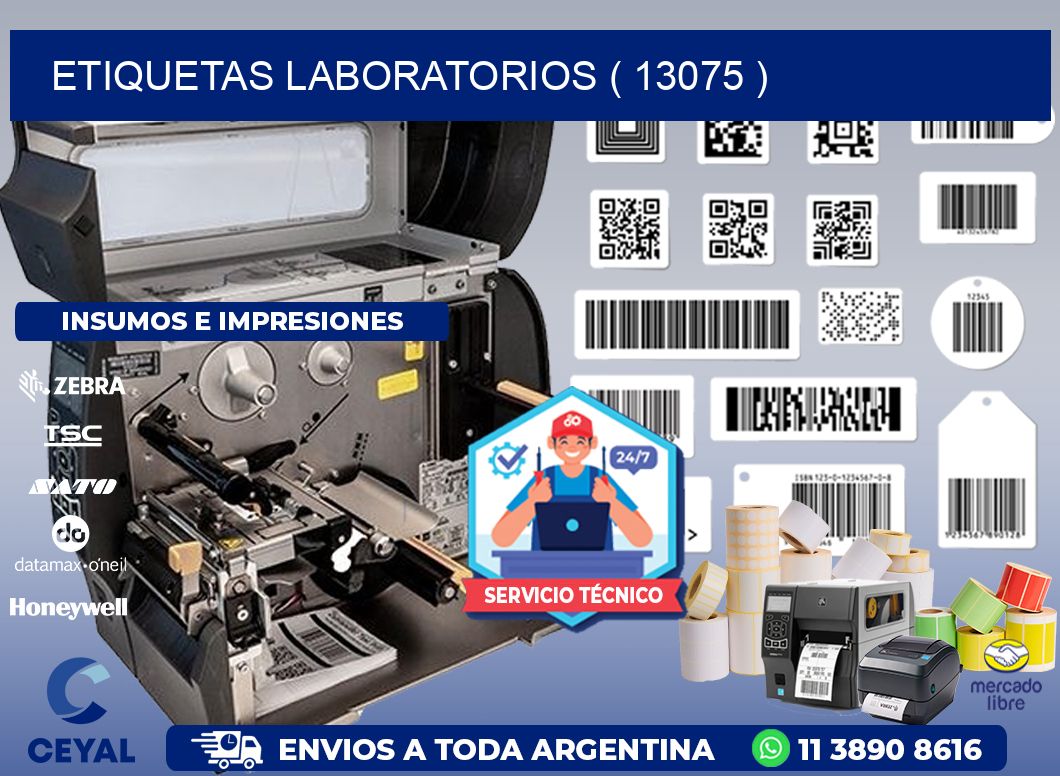 ETIQUETAS LABORATORIOS ( 13075 )