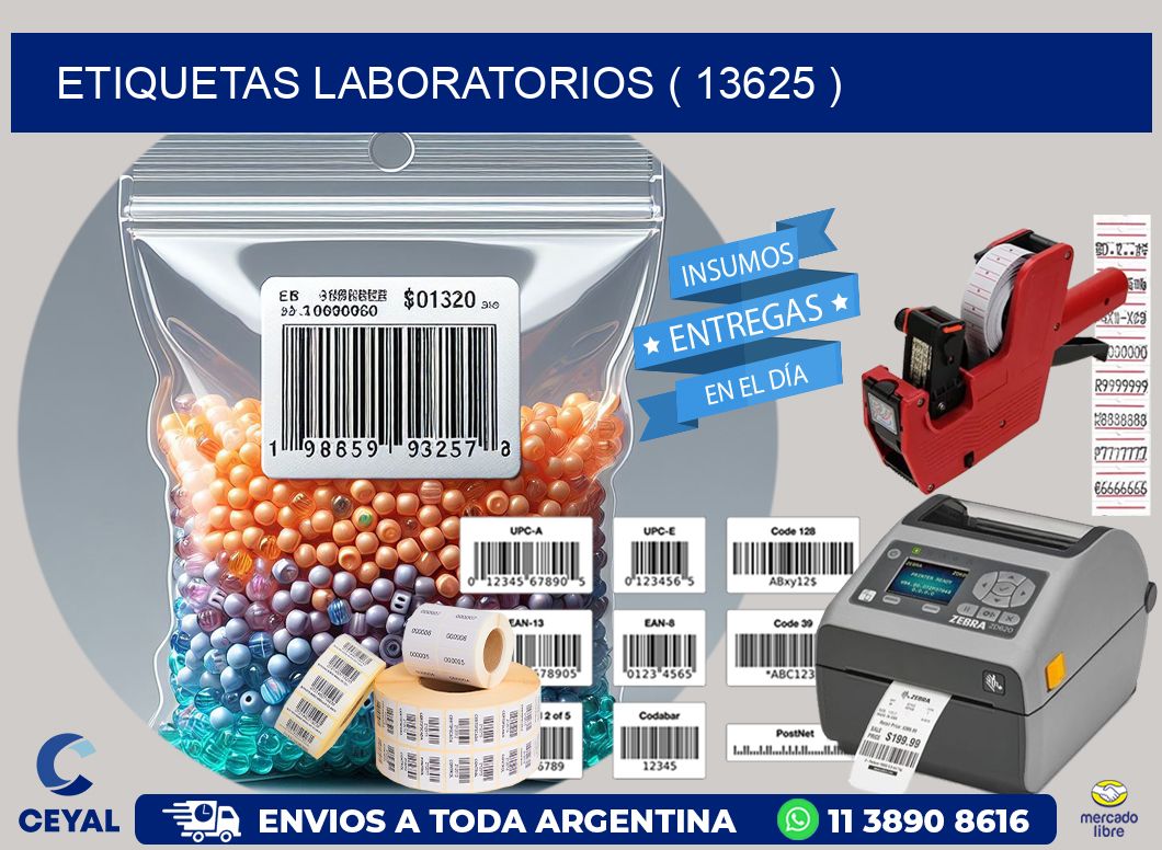 ETIQUETAS LABORATORIOS ( 13625 )