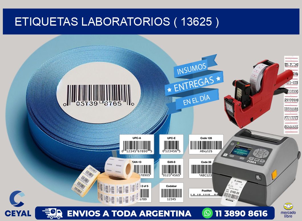 ETIQUETAS LABORATORIOS ( 13625 )