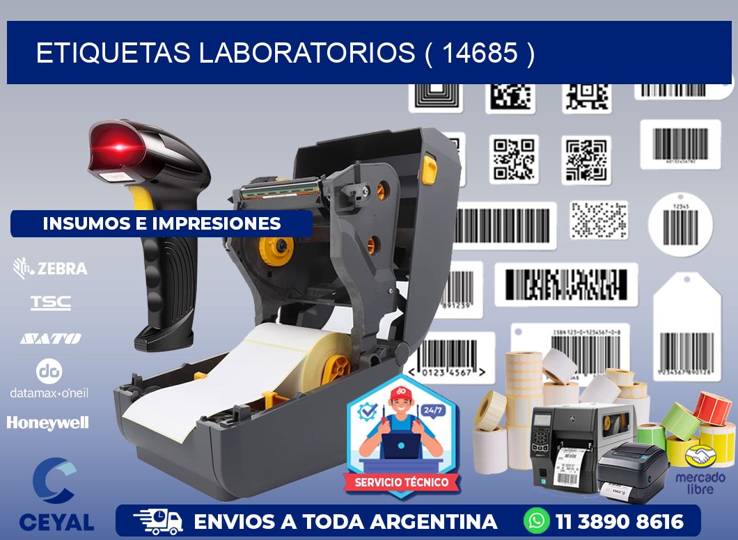 ETIQUETAS LABORATORIOS ( 14685 )