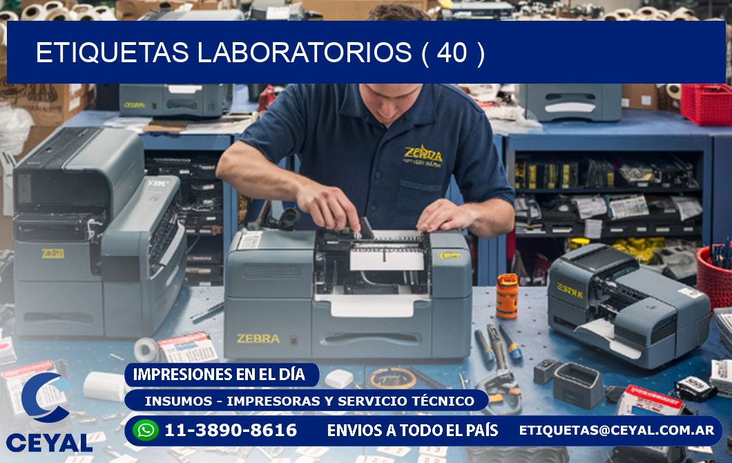 ETIQUETAS LABORATORIOS ( 40 )