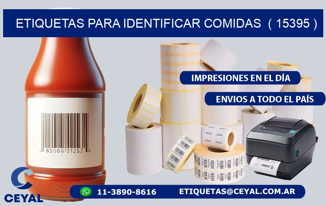 ETIQUETAS PARA IDENTIFICAR COMIDAS ( 15395 )