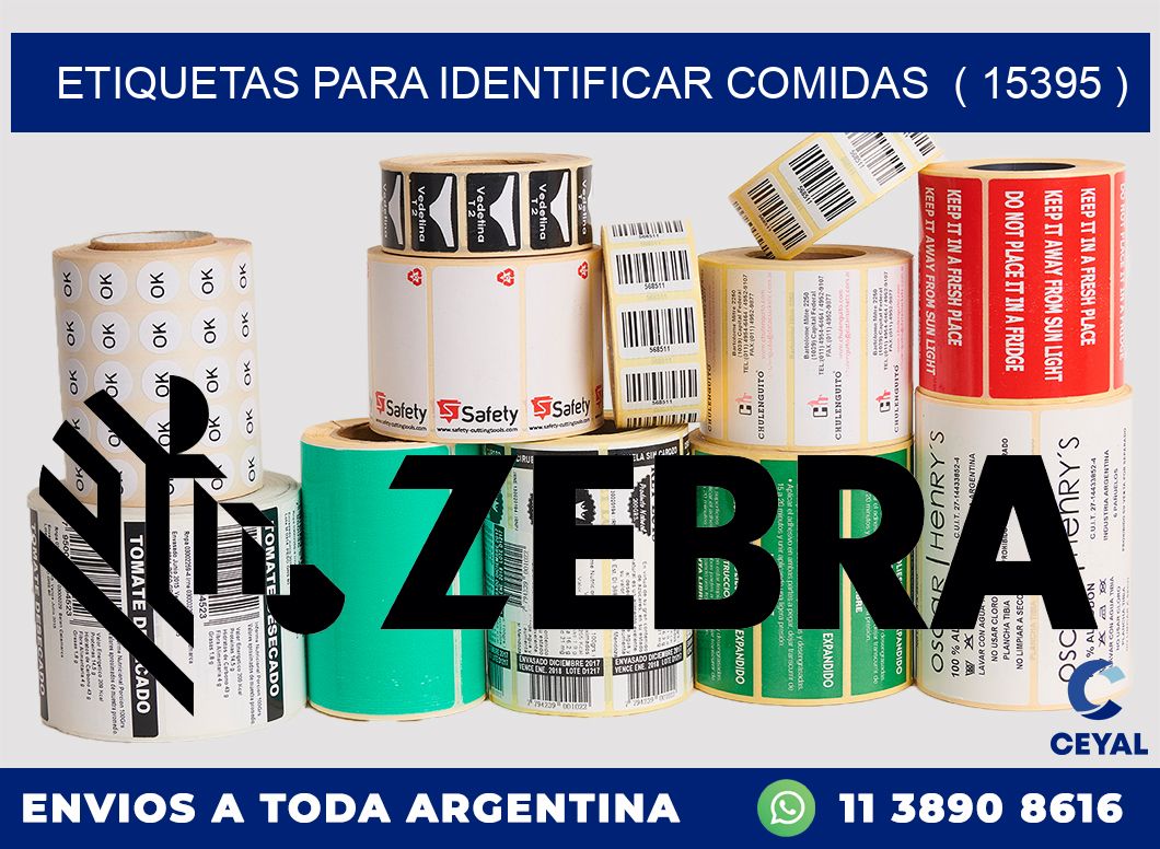 ETIQUETAS PARA IDENTIFICAR COMIDAS ( 15395 )
