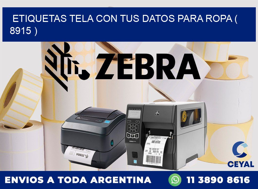 ETIQUETAS TELA CON TUS DATOS PARA ROPA ( 8915 )