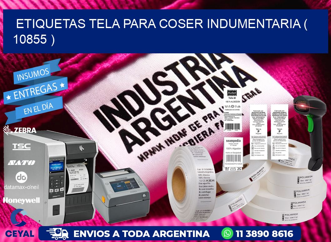 ETIQUETAS TELA PARA COSER INDUMENTARIA ( 10855 )