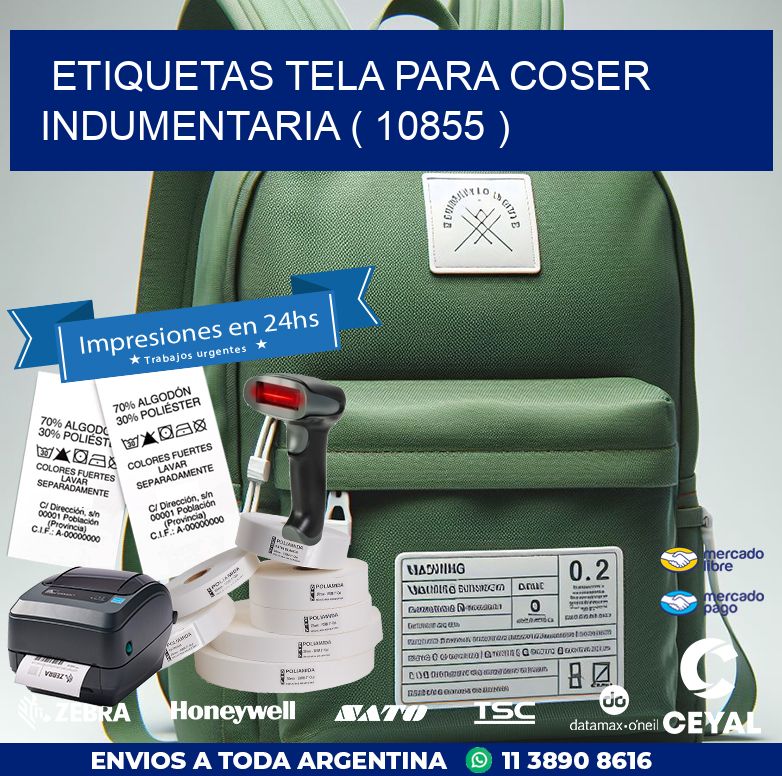 ETIQUETAS TELA PARA COSER INDUMENTARIA ( 10855 )