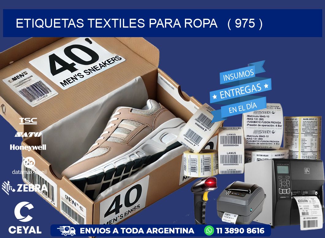 ETIQUETAS TEXTILES PARA ROPA   ( 975 )