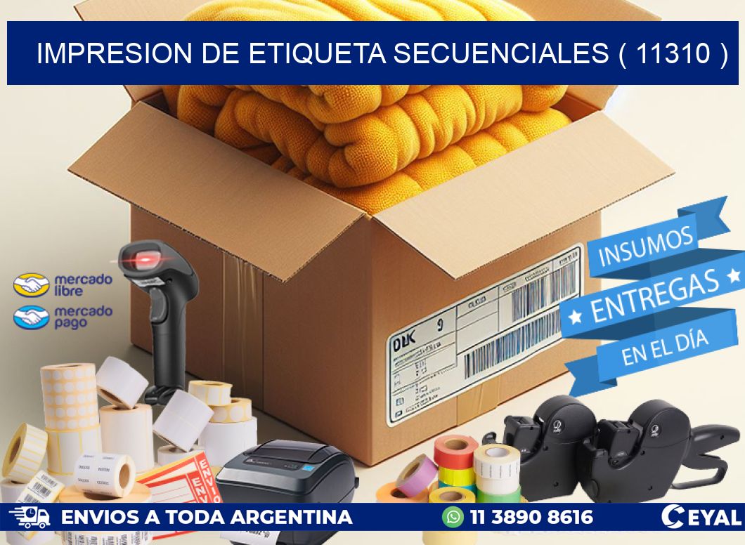 IMPRESION DE ETIQUETA SECUENCIALES ( 11310 )