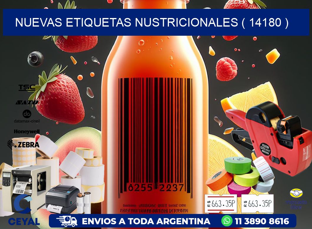 NUEVAS ETIQUETAS NUSTRICIONALES ( 14180 )