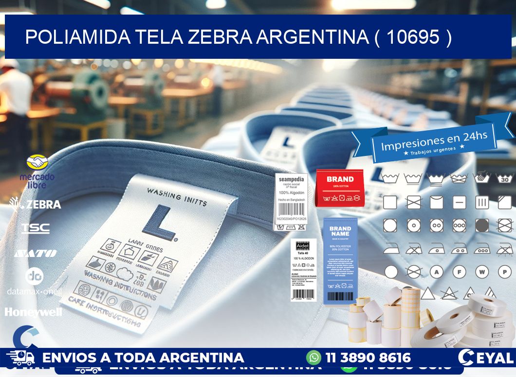 POLIAMIDA TELA ZEBRA ARGENTINA ( 10695 )