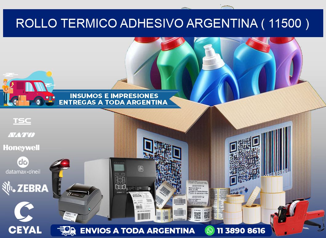 ROLLO TERMICO ADHESIVO ARGENTINA ( 11500 )