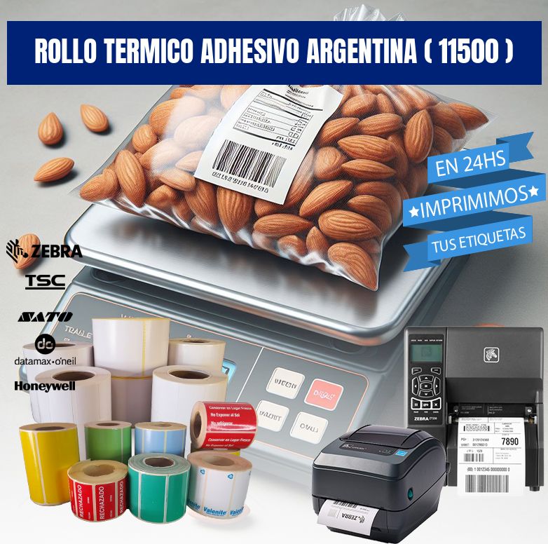 ROLLO TERMICO ADHESIVO ARGENTINA ( 11500 )