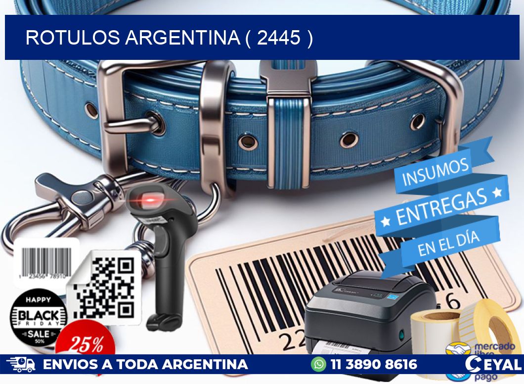 ROTULOS ARGENTINA ( 2445 )