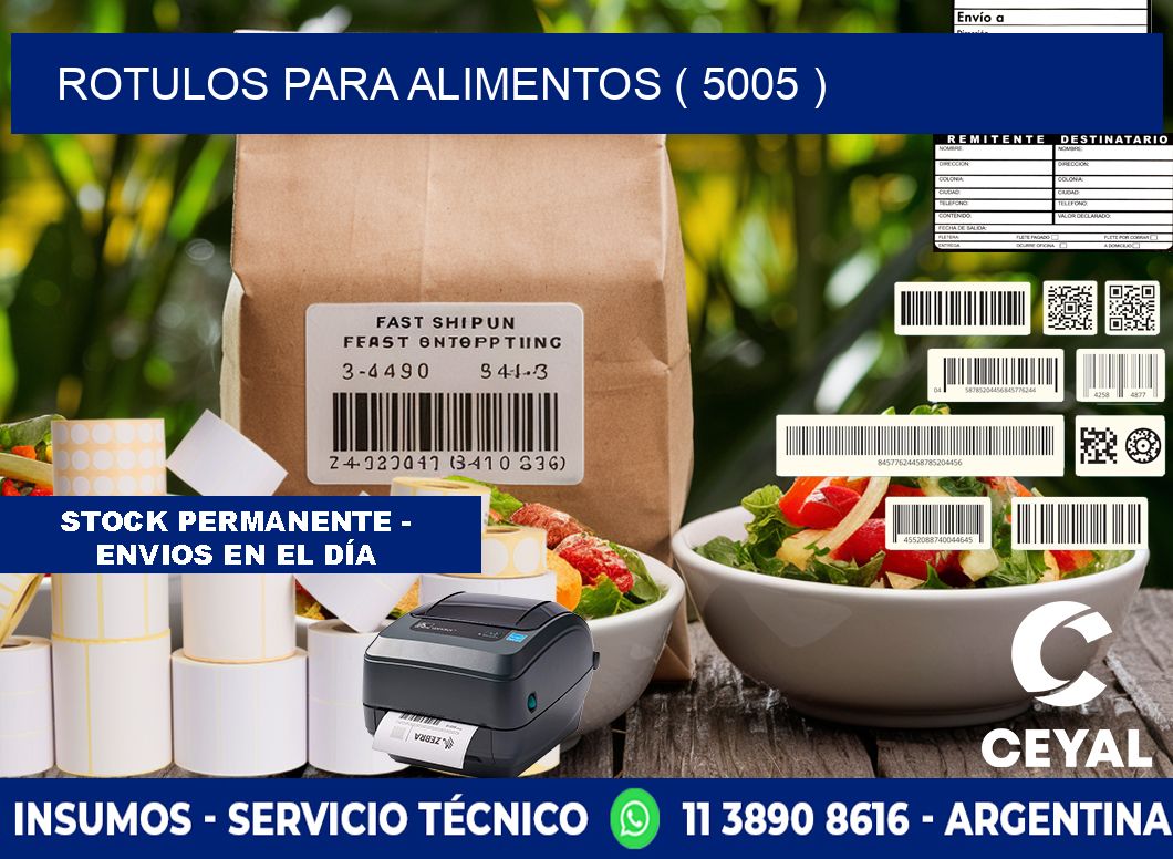 ROTULOS PARA ALIMENTOS ( 5005 )