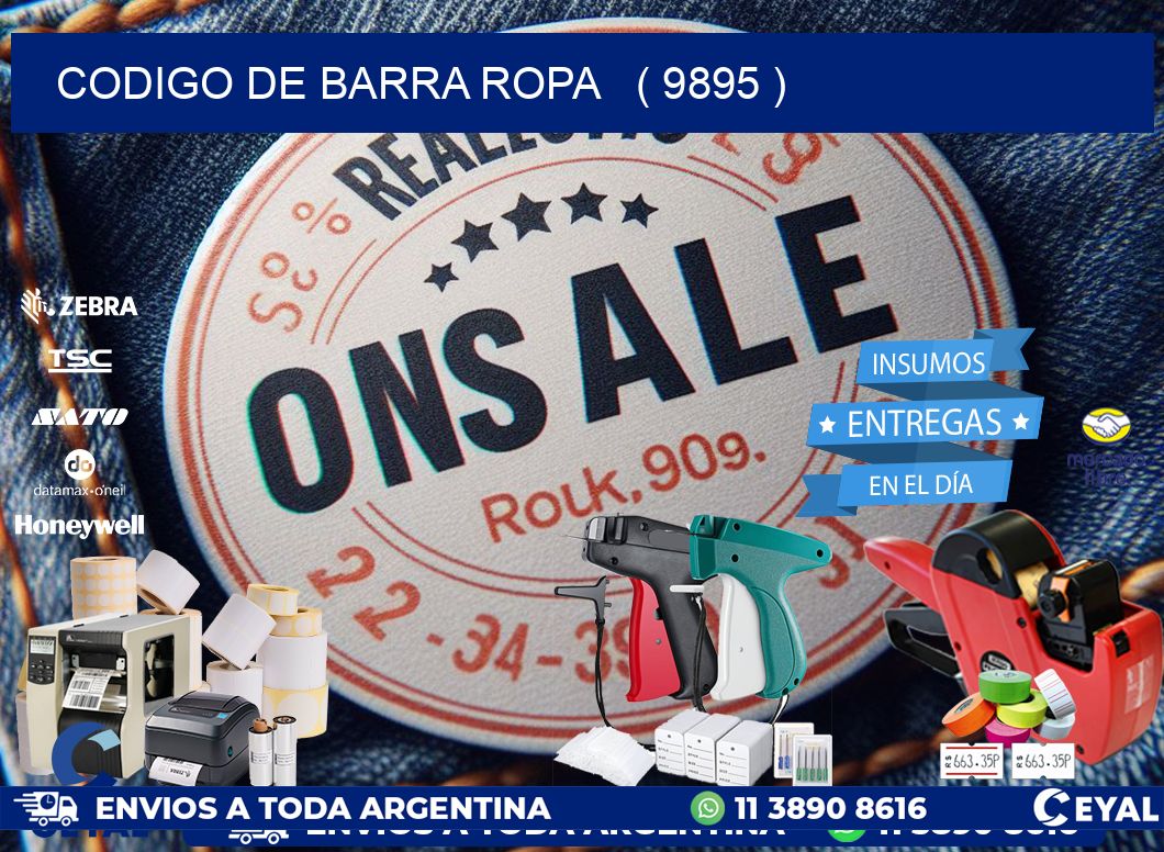 codigo de barra ropa   ( 9895 )