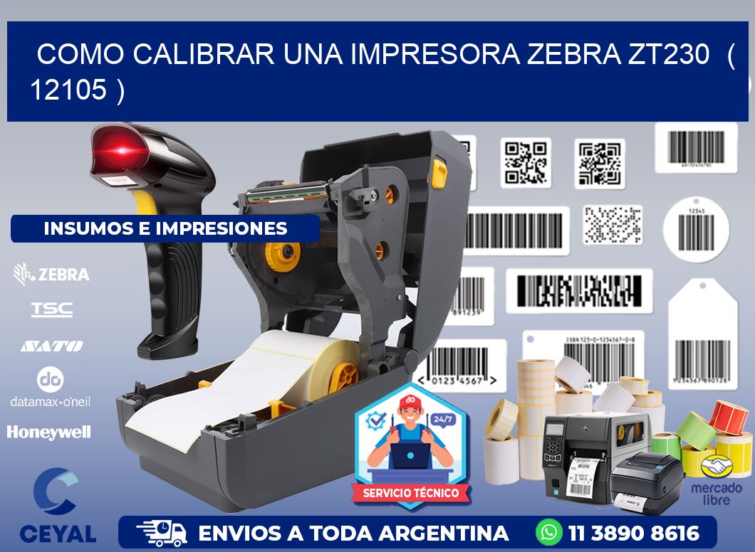 como calibrar una impresora zebra zt230  ( 12105 )