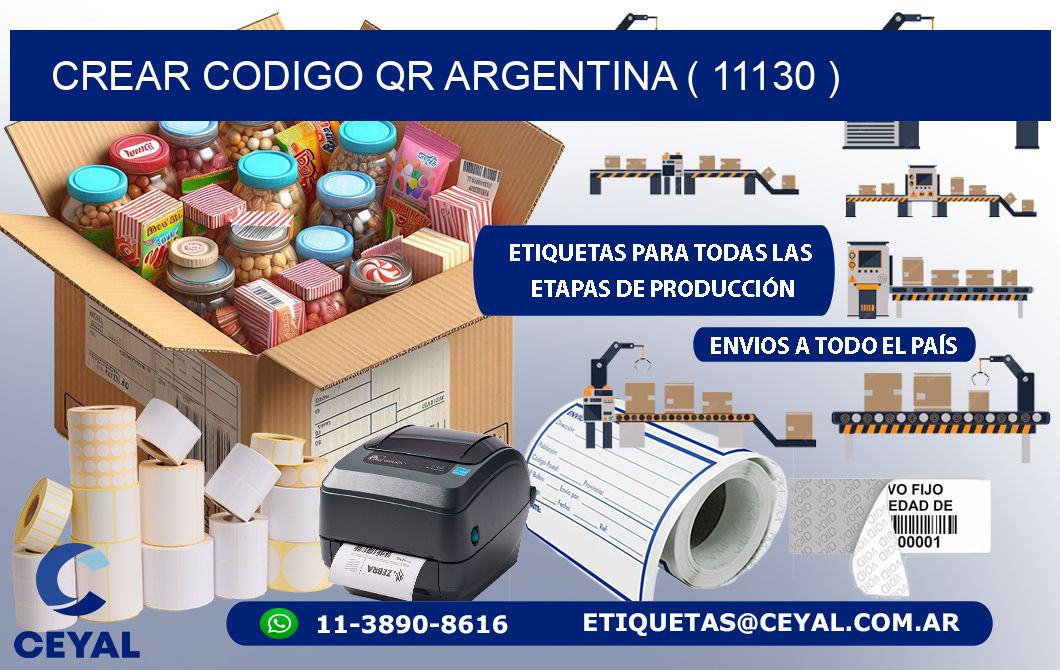 crear codigo qr argentina ( 11130 )
