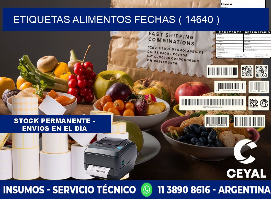 etiquetas alimentos fechas ( 14640 )