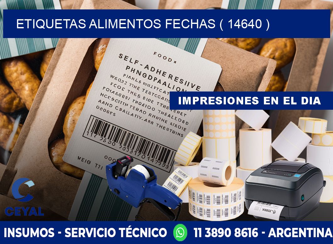 etiquetas alimentos fechas ( 14640 )