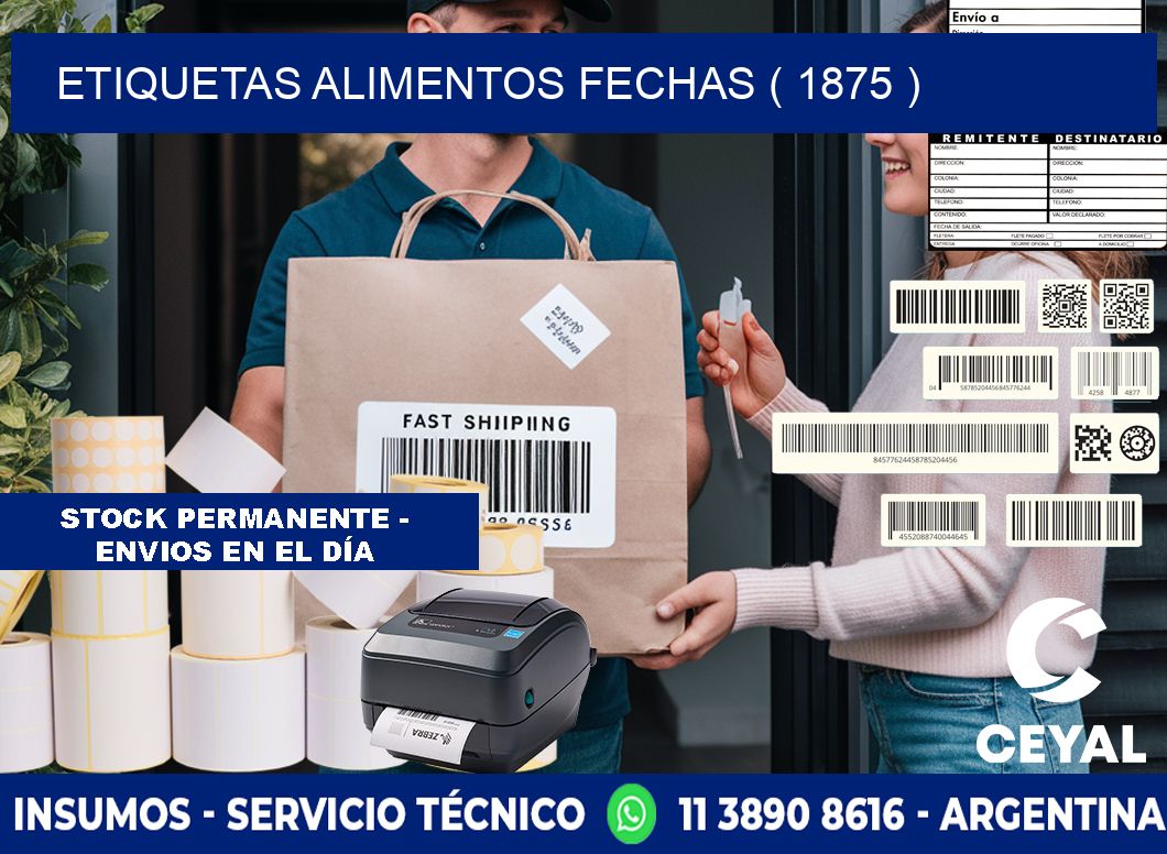 etiquetas alimentos fechas ( 1875 )