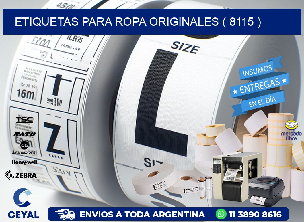 etiquetas para ropa originales ( 8115 )
