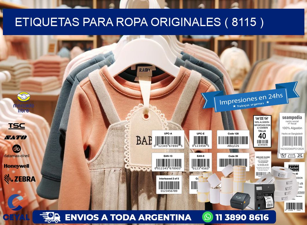 etiquetas para ropa originales ( 8115 )