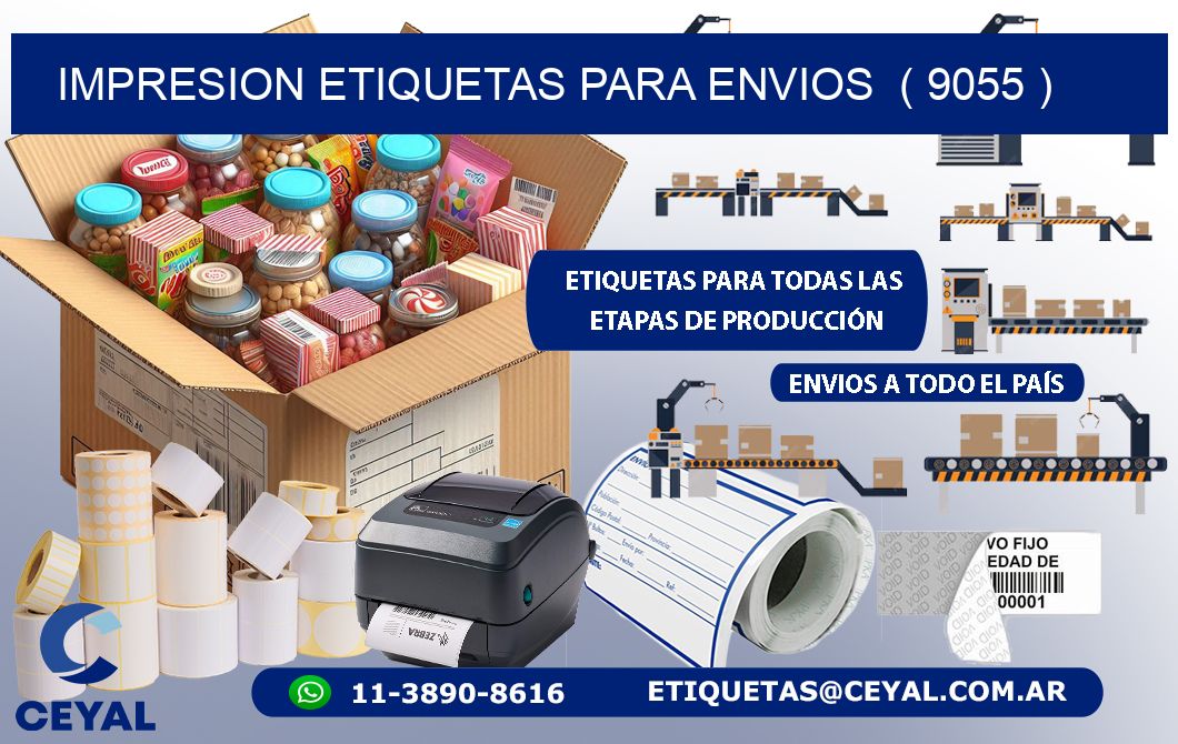impresion etiquetas para envios ( 9055 )