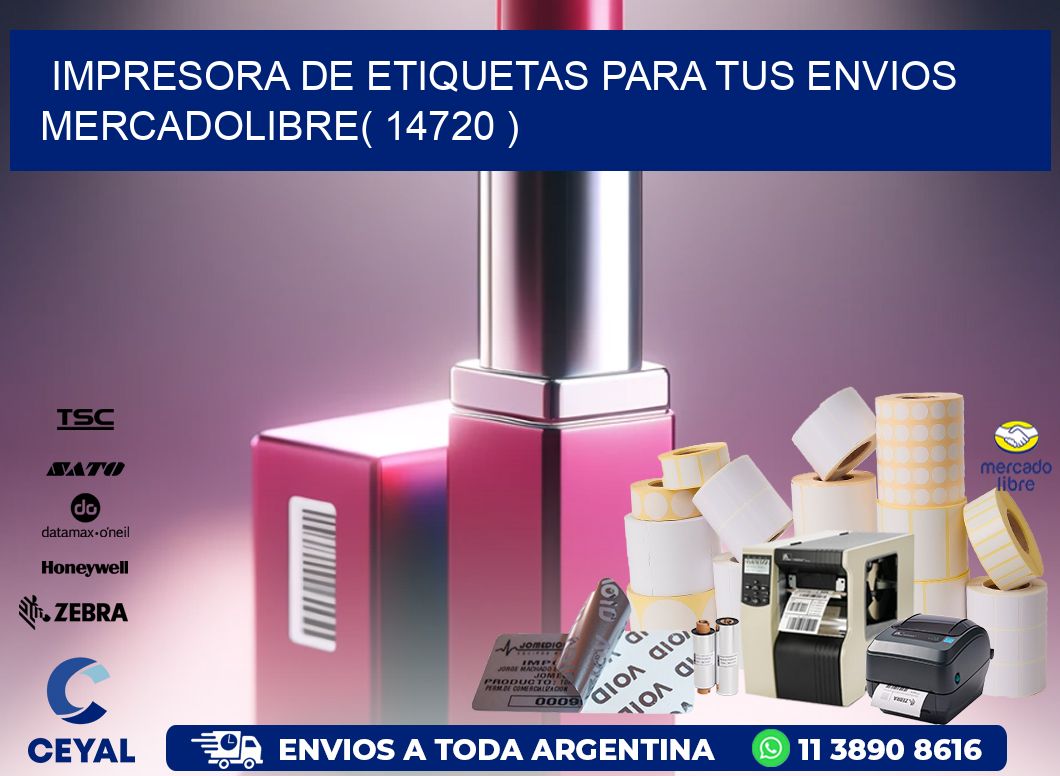 impresora de etiquetas para tus envios mercadolibre( 14720 )