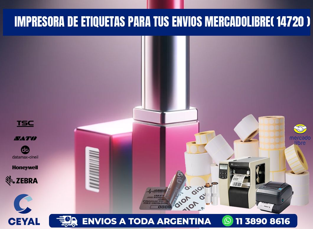 impresora de etiquetas para tus envios mercadolibre( 14720 )