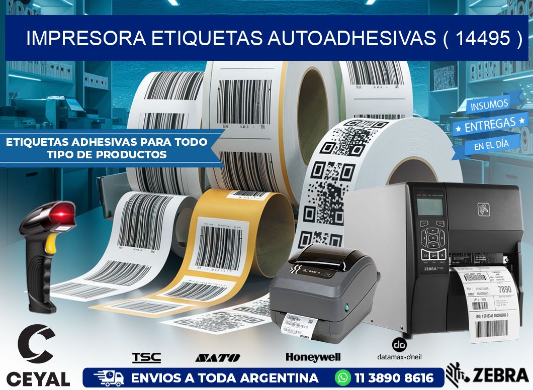 impresora etiquetas autoadhesivas ( 14495 )