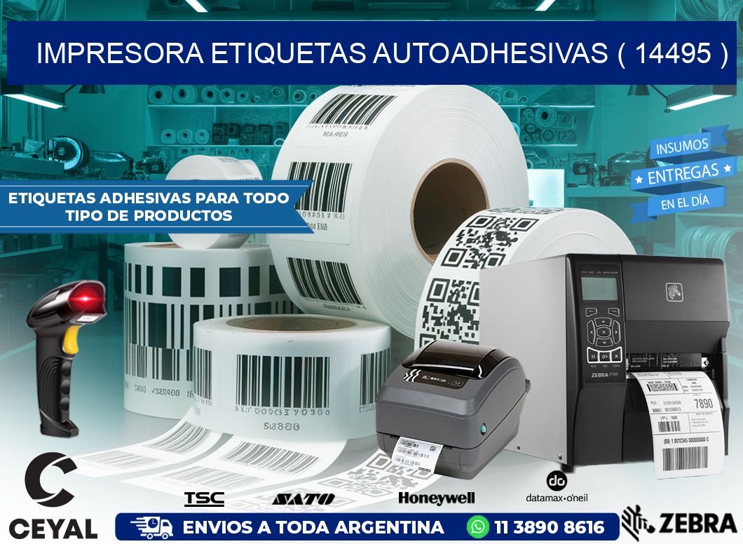 impresora etiquetas autoadhesivas ( 14495 )