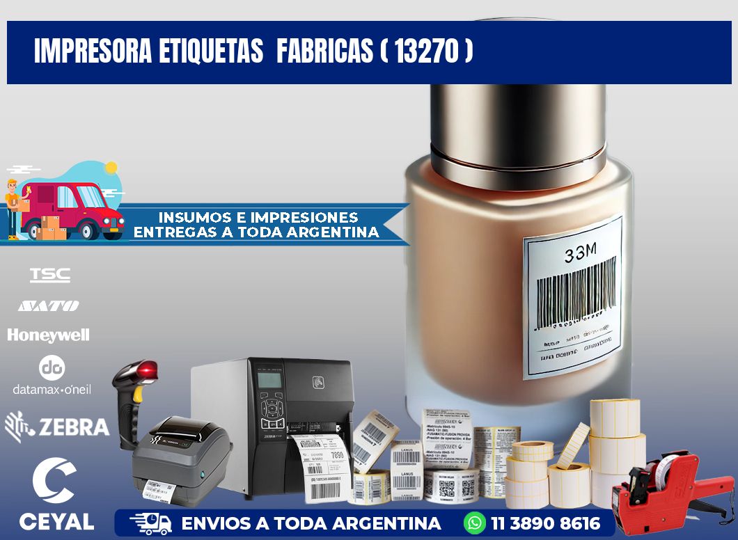 impresora etiquetas  fabricas ( 13270 )