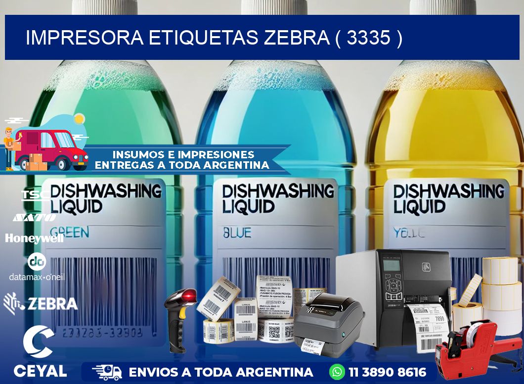 impresora etiquetas zebra ( 3335 )