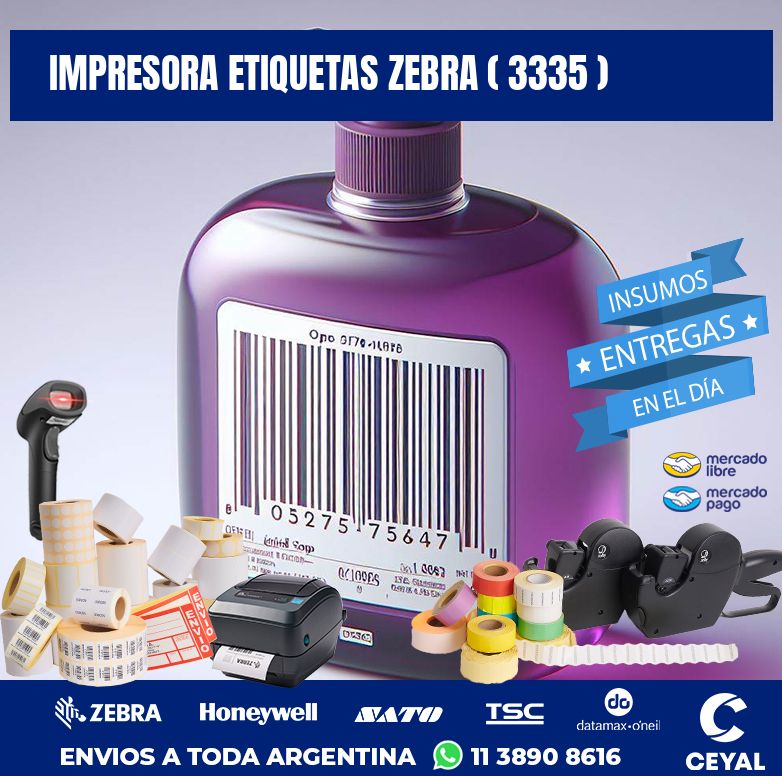 impresora etiquetas zebra ( 3335 )