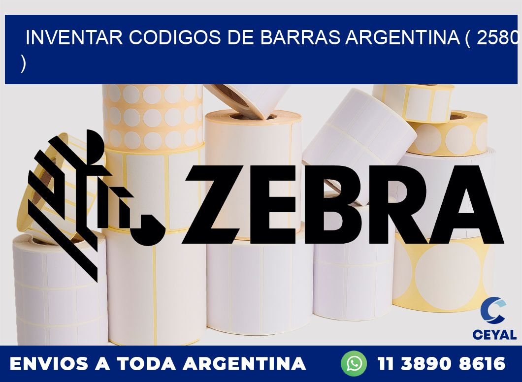 inventar codigos de barras argentina ( 2580 )