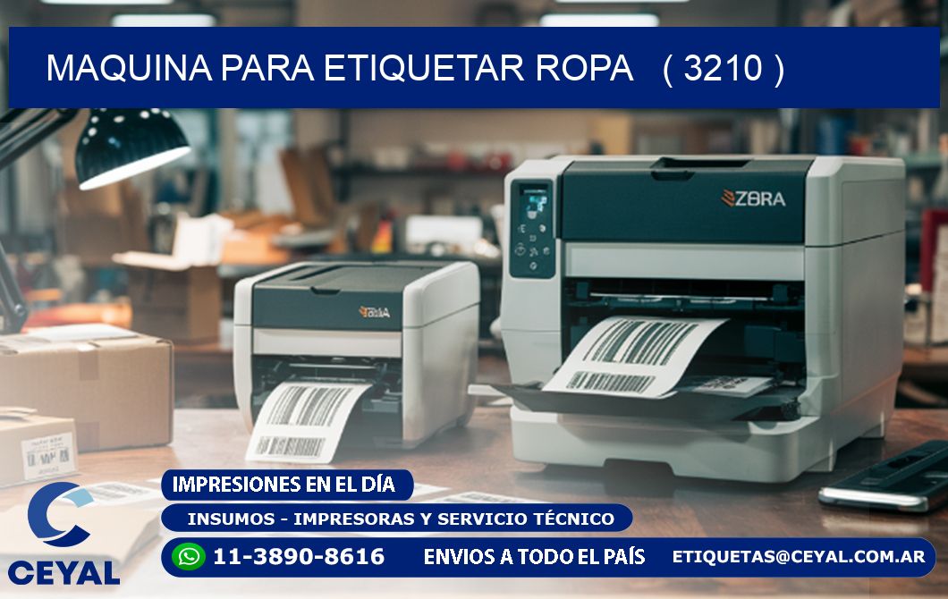 maquina para etiquetar ropa   ( 3210 )