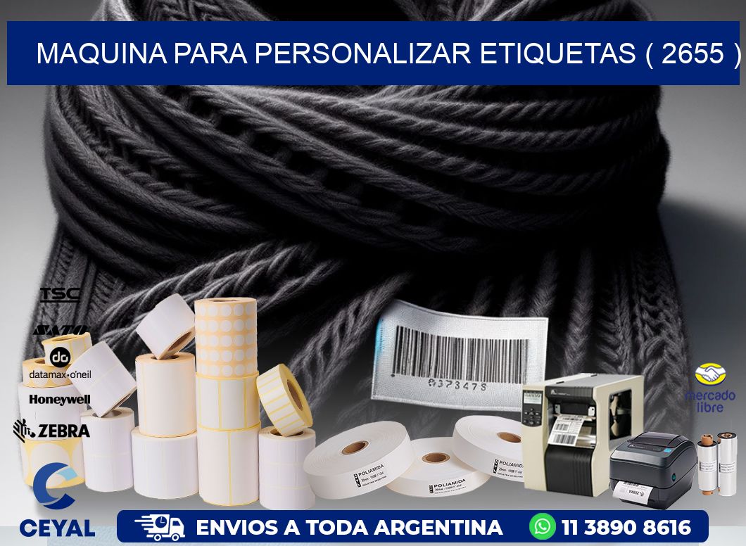 maquina para personalizar etiquetas ( 2655 )