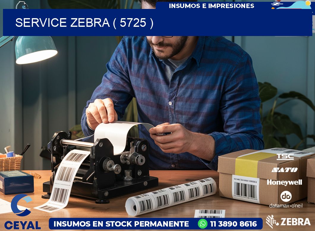 service zebra ( 5725 )