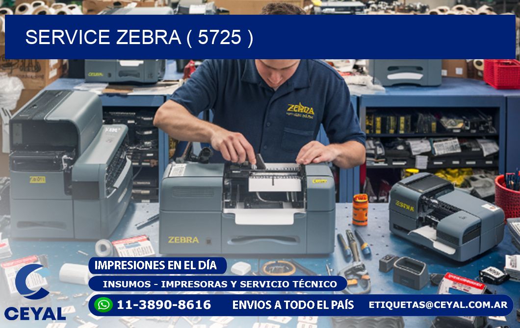 service zebra ( 5725 )