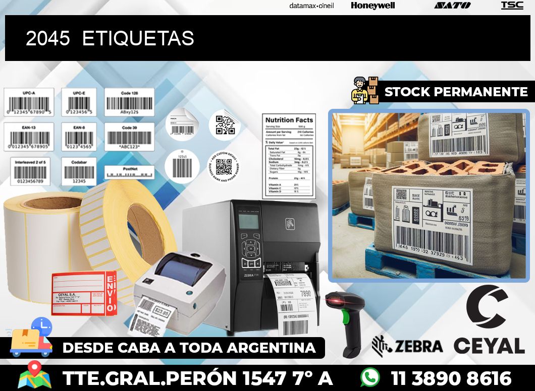 2045  ETIQUETAS