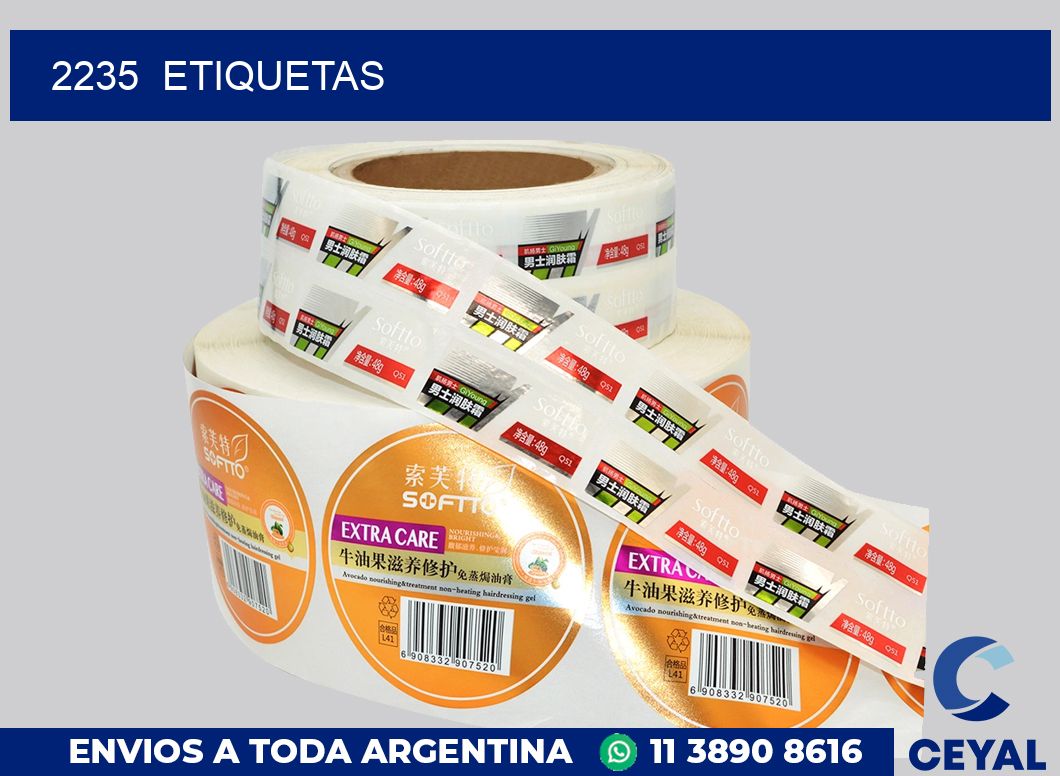 2235  ETIQUETAS