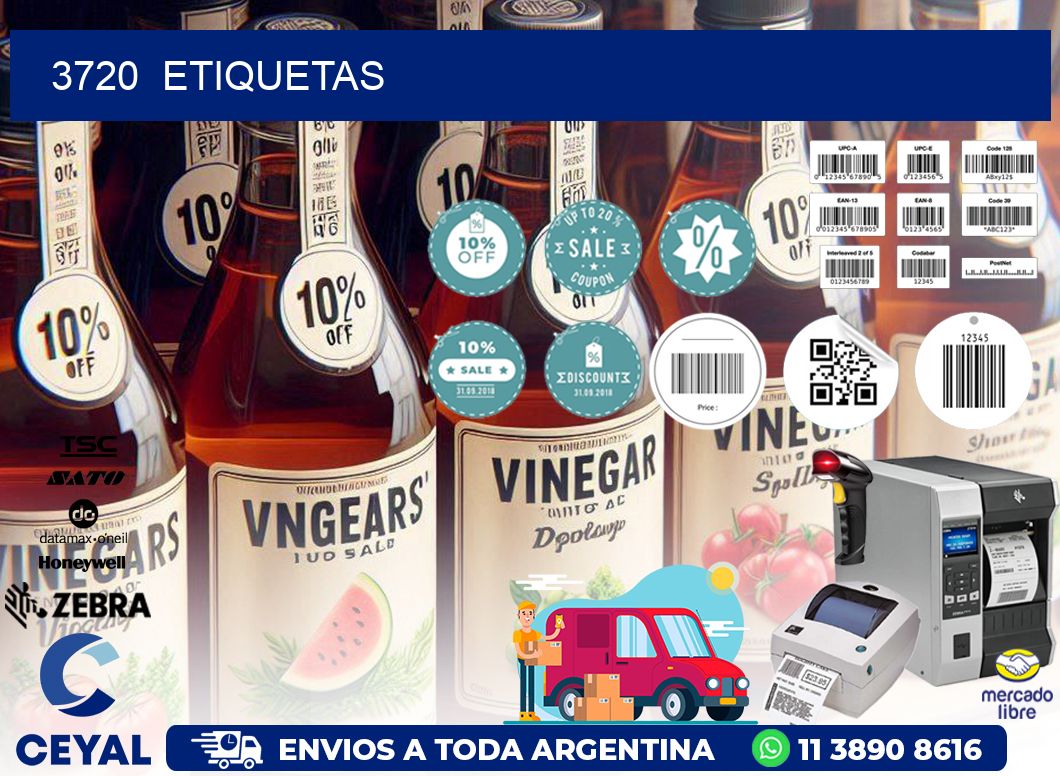 3720 ETIQUETAS