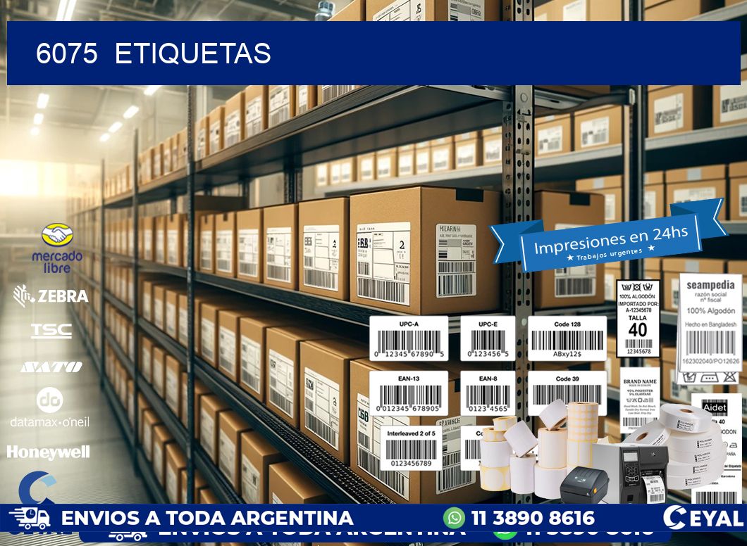 6075  ETIQUETAS