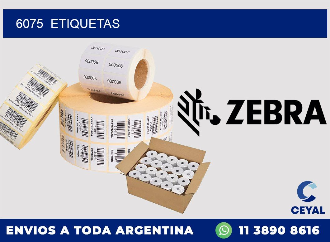 6075  ETIQUETAS